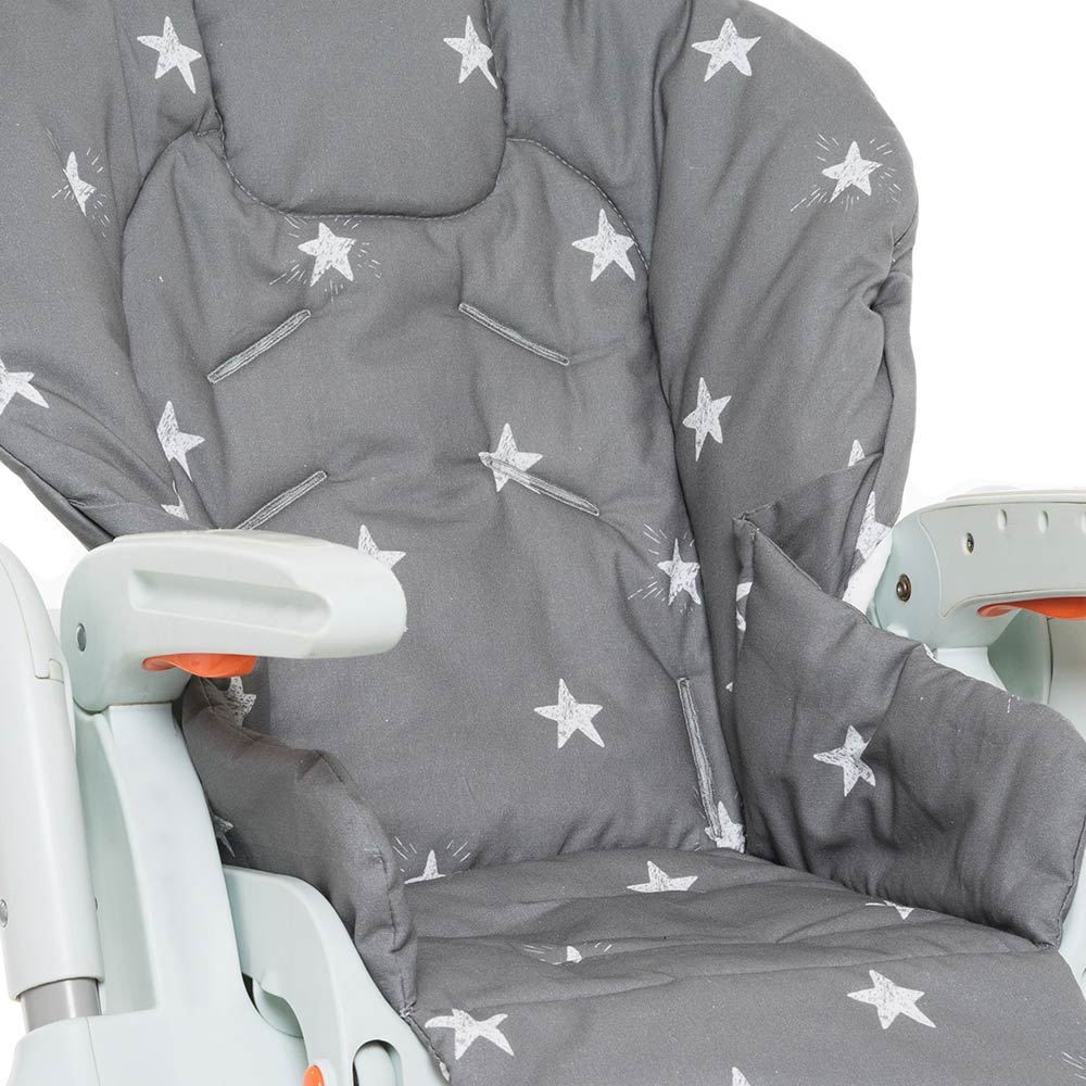 Съемный чехол для стульчика для кормления "Звездопад" VAMVIGVAM  281633 Серый Santreyd  - Вид №2