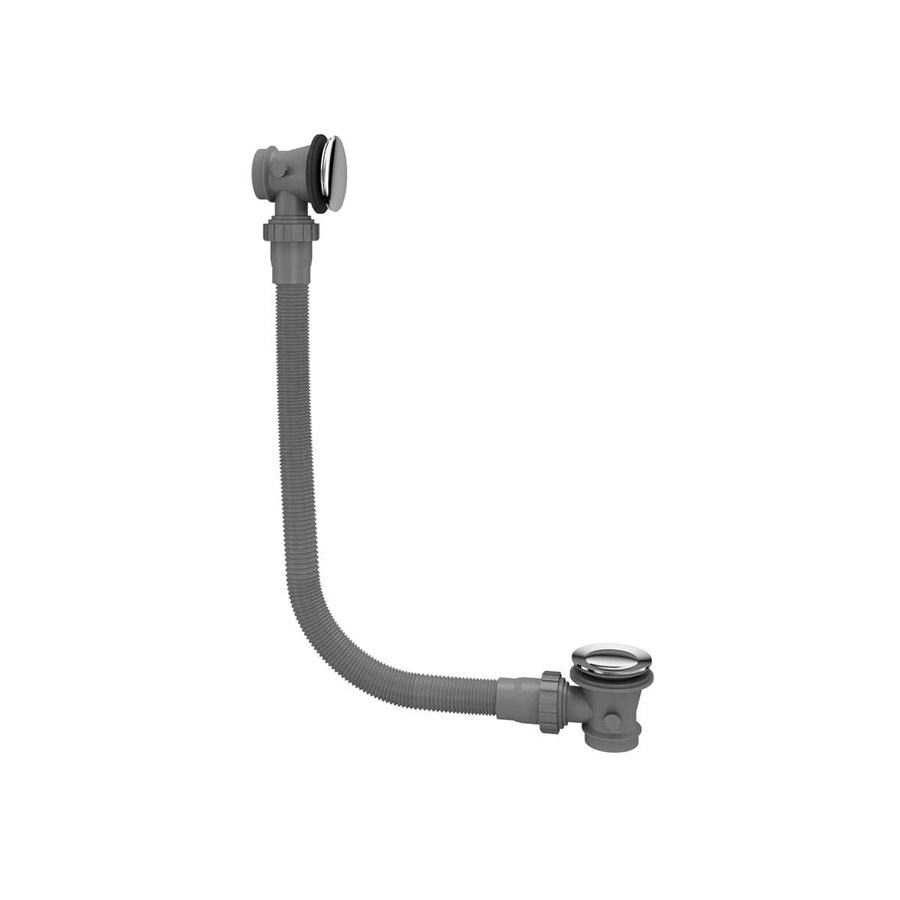 Burlington Click-Clack Waste, включая переполнение Хром CW8  - Вид №1