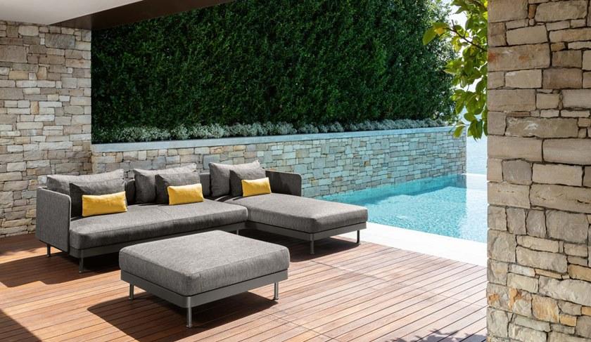 Talenti Квадратный тканевый садовый пуф Slam Slapuf - Вид №1