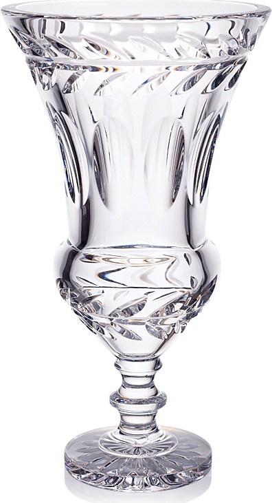 10622881 Cristal de Paris Ваза-кубок Cristal de Paris 28см "Пьер" Хрусталь 