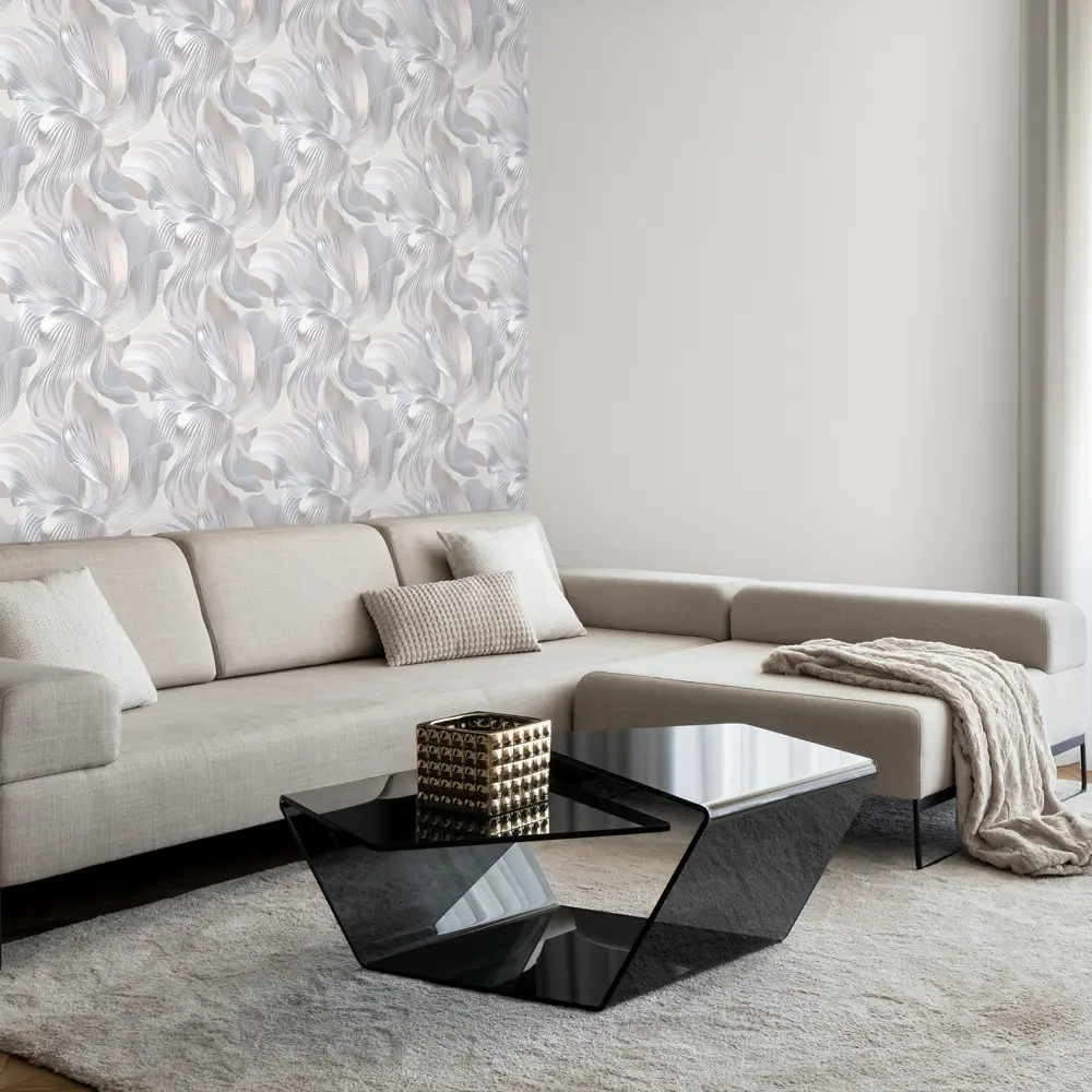 Обои флизелиновые Victoria Stenova Магия темно-бежевые 1.06 м VS587543 STLM-2086101 - Вид №1