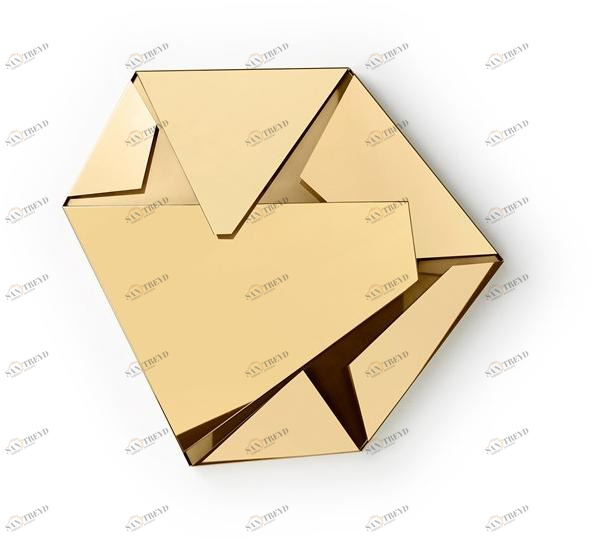 GHIDINI1961 Настенный светильник из нержавеющей стали sun-id-1470860