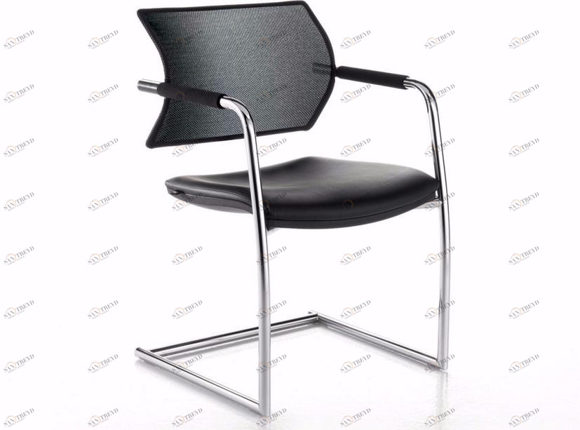 Luxy Консольное кресло с обивкой из ткани и кожи с подлокотниками Aire jr sun-id-1482038