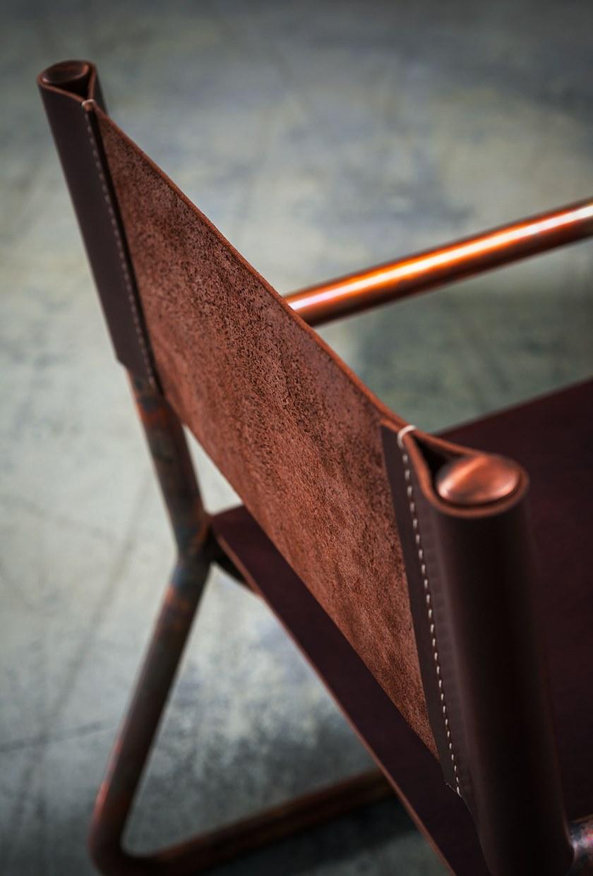 BAXTER Кожаное кресло с подлокотниками Rimini sun-id-1433898 - Вид №4