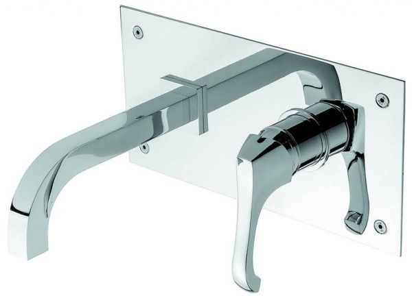 76055CR Внутристенный смеситель Ares для раковины, цвет хром EMMEVI