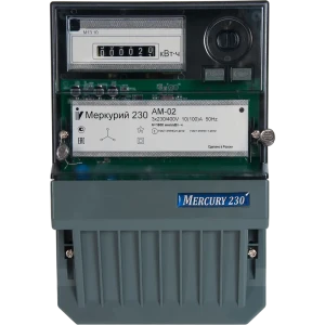 Счетчик электроэнергии Меркурий 230 АМ 02 для трехфазных сетей 82406681