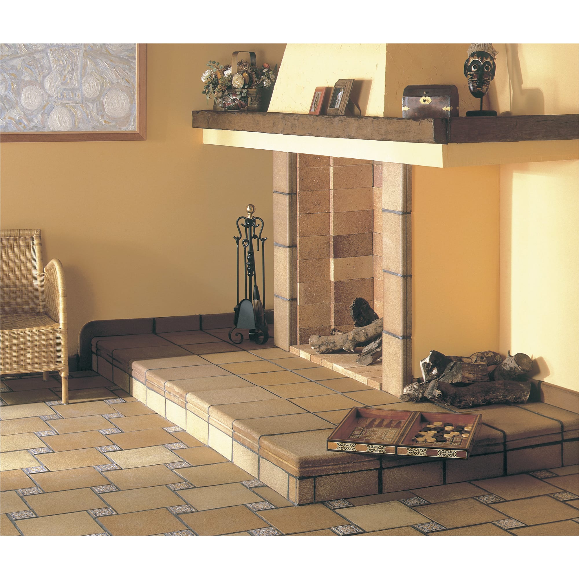 12838097 Вставка-подступенник Tabica Lisa 12х33 см клинкер цвет коричневый Gresan Natural Santreyd  - Вид №3