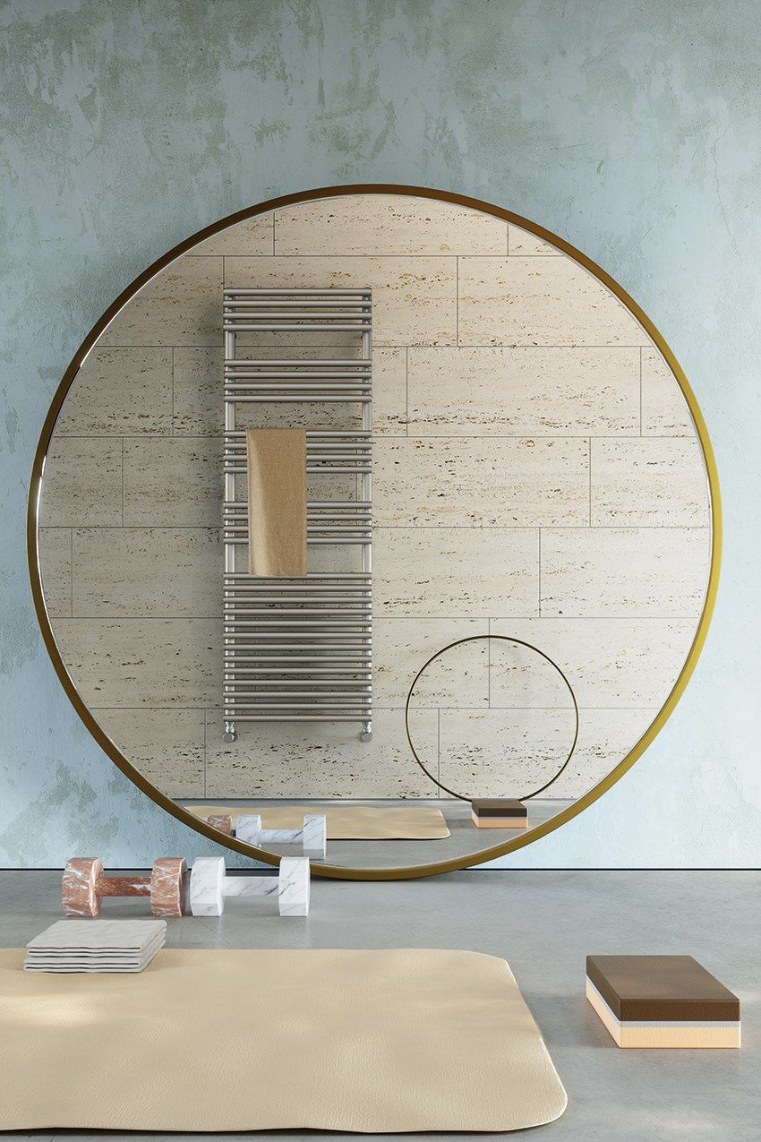 Настенный вертикальный полотенцесушитель с клапанами Tubes основы ARCH-00043309 - Вид №1