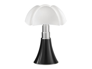 Настольная лампа из нержавеющей стали с метакрилатным абажуром