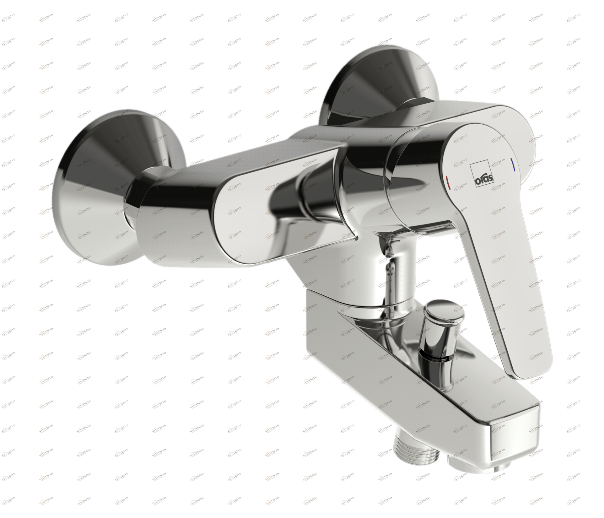 Oras 3972Y Cмеситель для ванны и душа 3972Y Saga Хром 