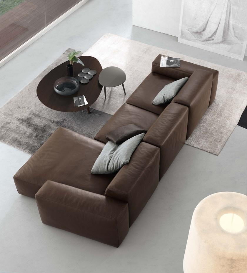 JESSE Кожаный диван с шезлонгом Daniel sun-id-1353673 - Вид №1