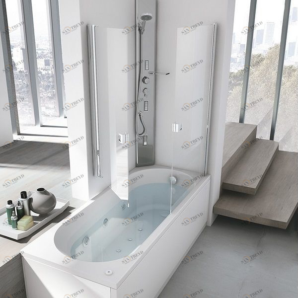 Ванна с душевой кабиной с гидро и аэромассажем Nova Box 170/70 см 3NVA9D6 Gruppo Geromin 