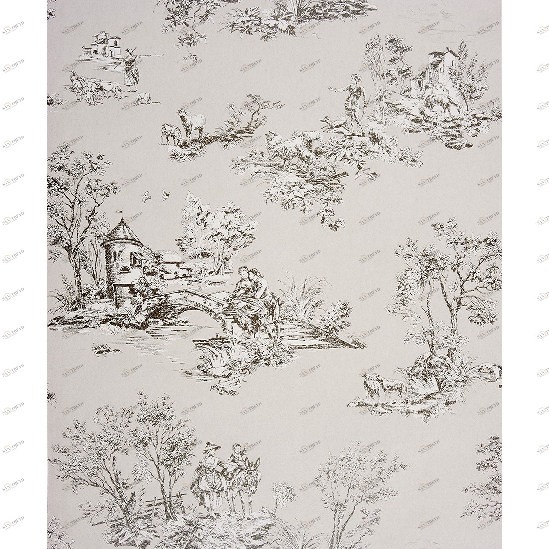 Рулон обоев CHANTILLY CHT22919122. Основа нетканый материал Casadeco