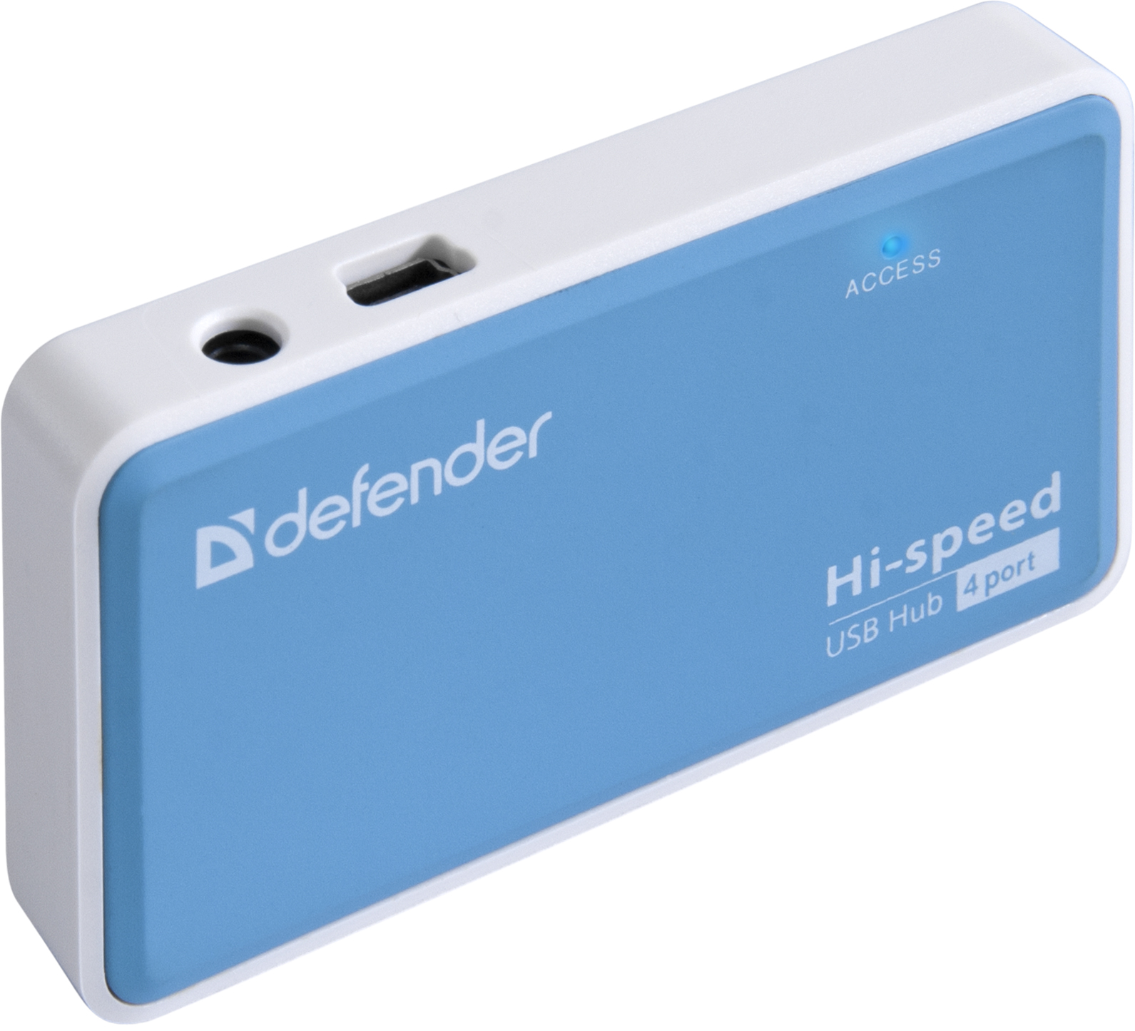 83503 универсальный usb разветвитель quadro power usb2.0, 4порта, блок питания2a Defender Santreyd  - Вид №2