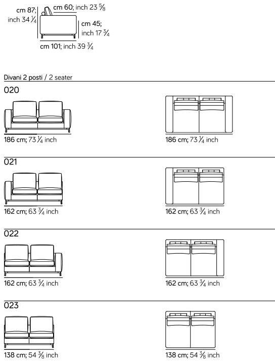 AMURA 5-местный угловой диван в коже Dorsey Am023.022+051 - Вид №3