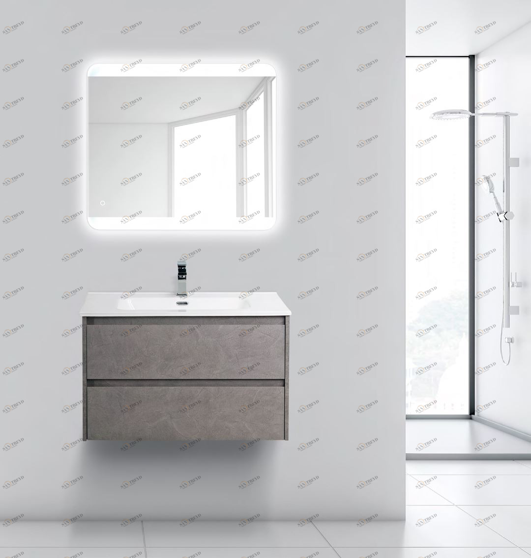 Мебель для ванной BelBagno KRAFT-800-2C-SO-PG 