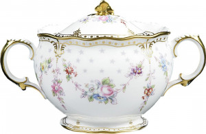 52736 Royal Crown Derby Сахарница Royal Crown Derby "Роял Антуанетта" 290мл Фарфор костяной