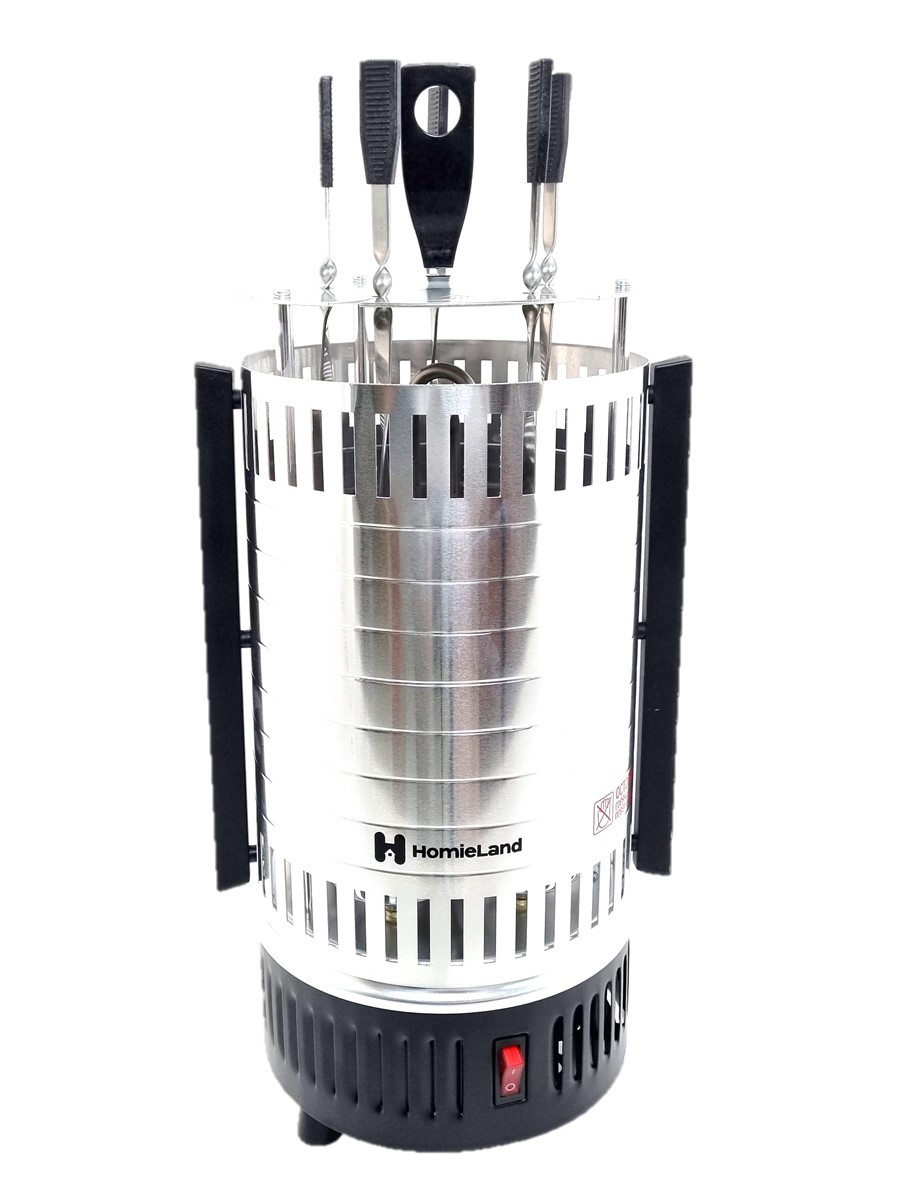 5354125 Электрошашлычница HOMIELAND HL-5100 серебристый STDN-0109969