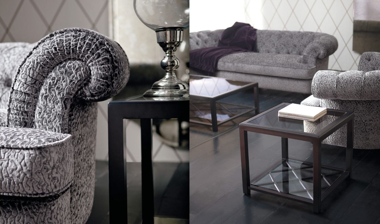 Стеклянный журнальный столик для гостиной OPERA CONTEMPORARY IVAN ARCH-00017077