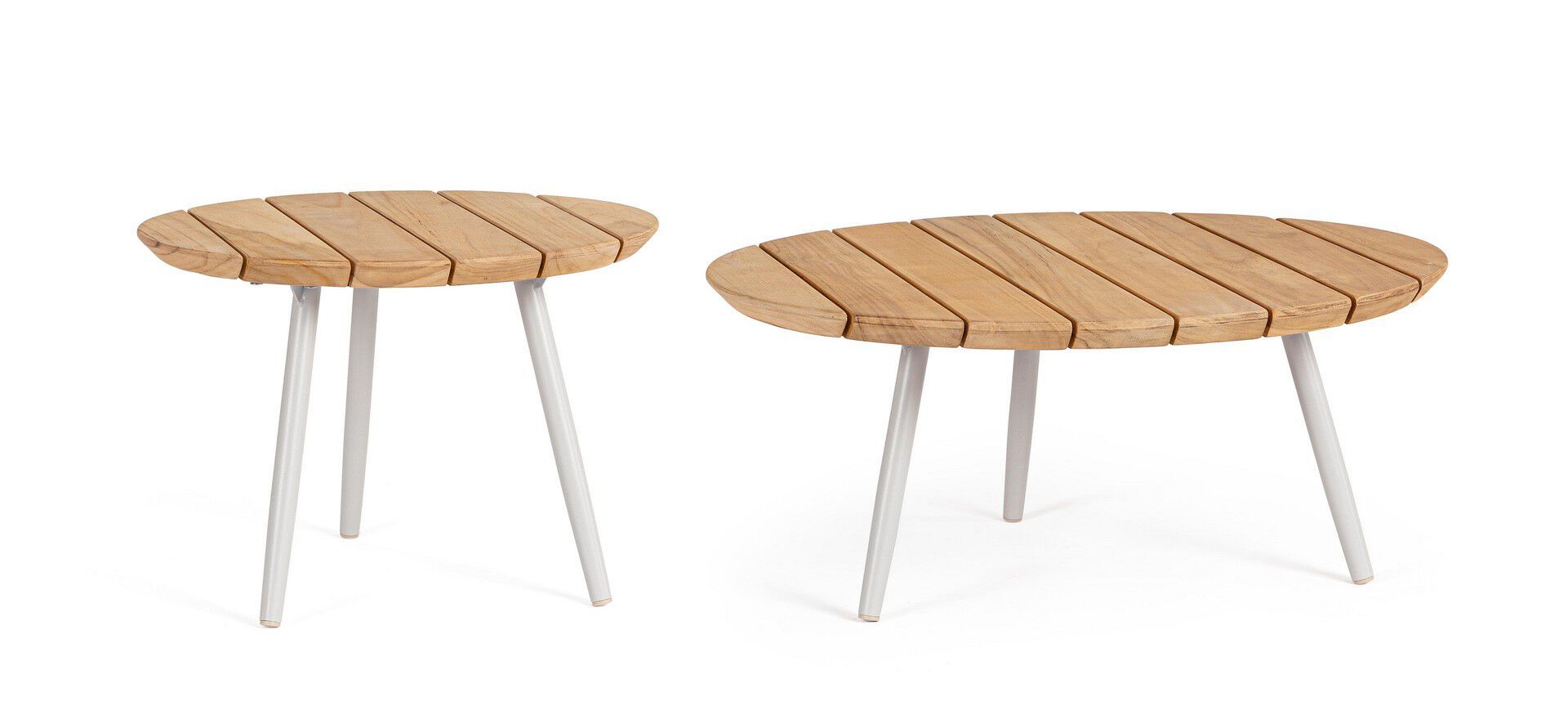 Круглый стол из тикового дерева BIZZOTTO Talaia ARCH-00042462 - Вид №5