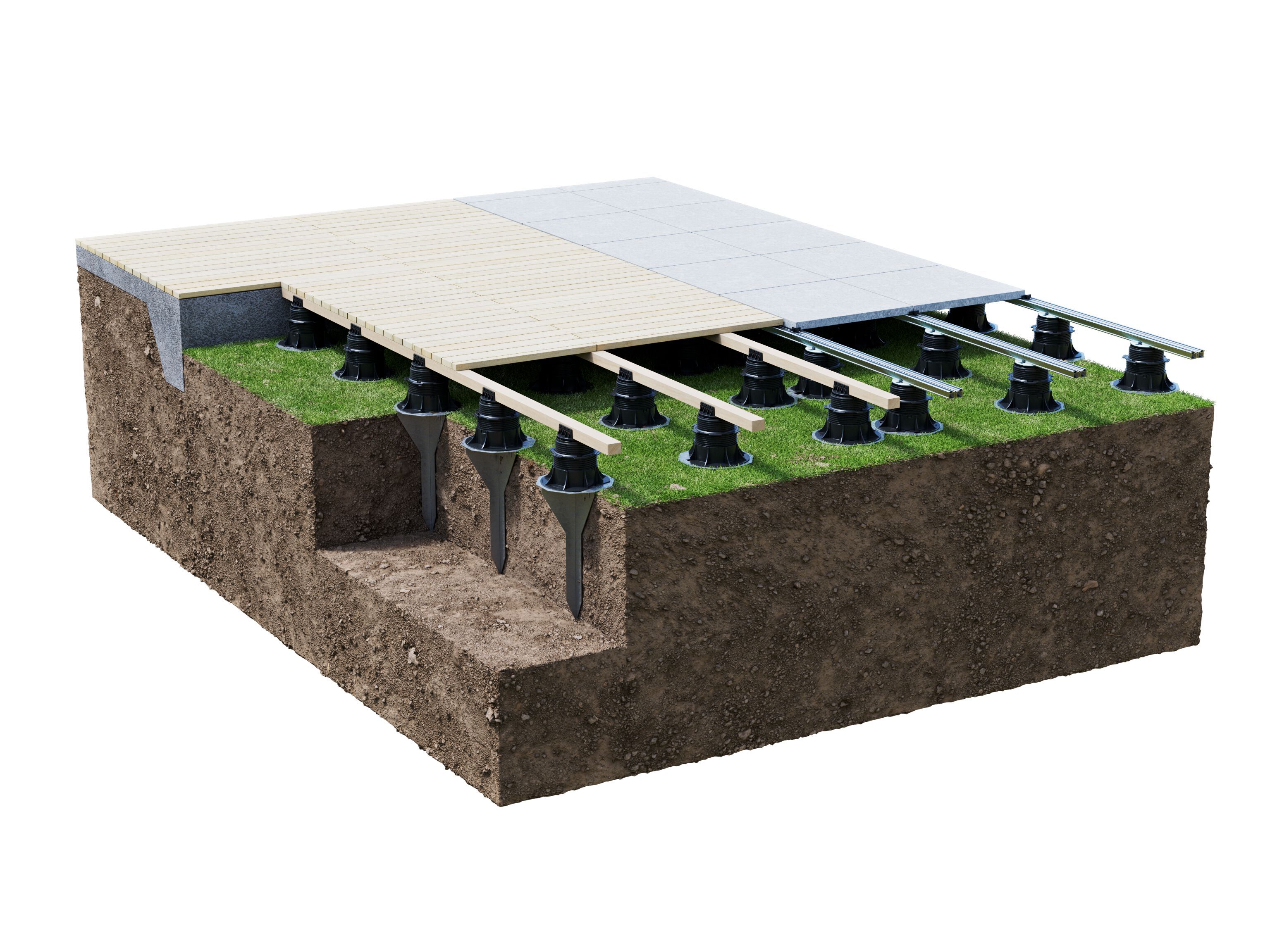 Опора для настила из оцинкованной стали ETERNO IVICA Woodeck ARCH-00098290 - Вид №2