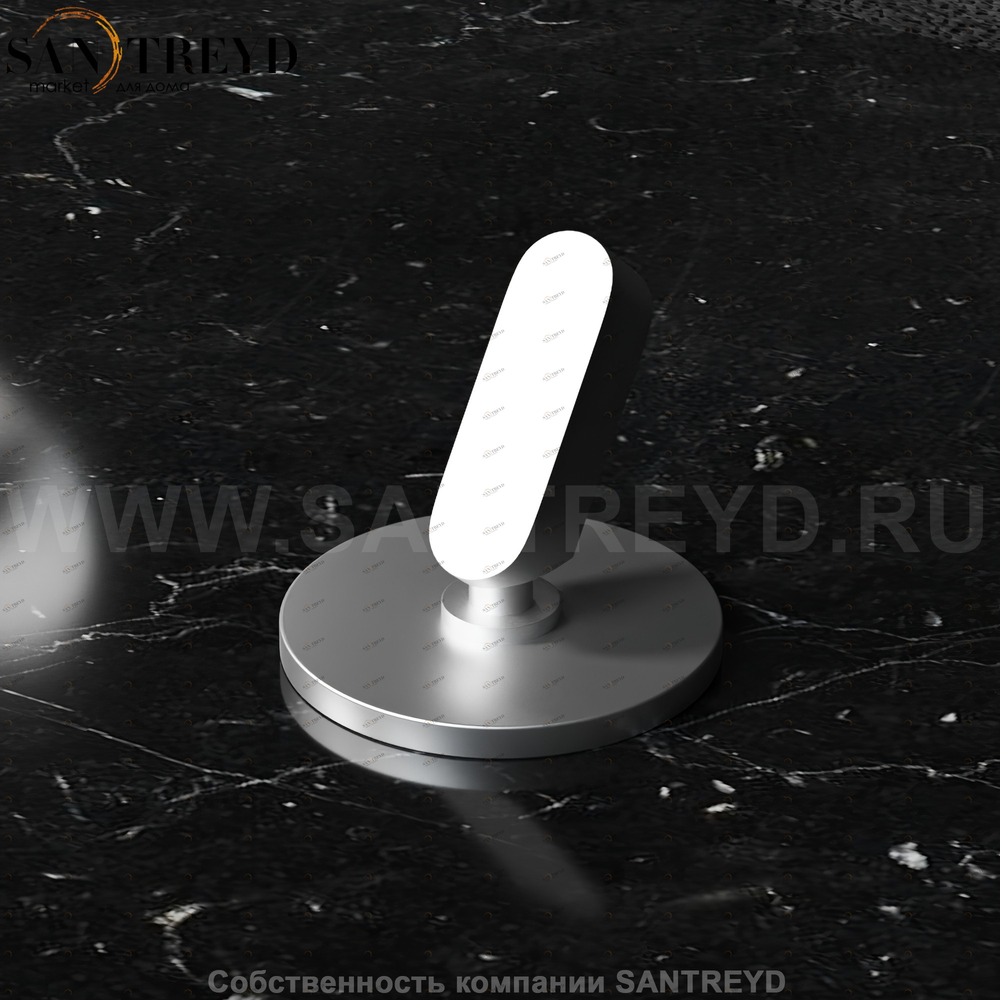 Джойстик на столешницу ARUB1029SP SQUARE для раковины хромированный матовый Agape