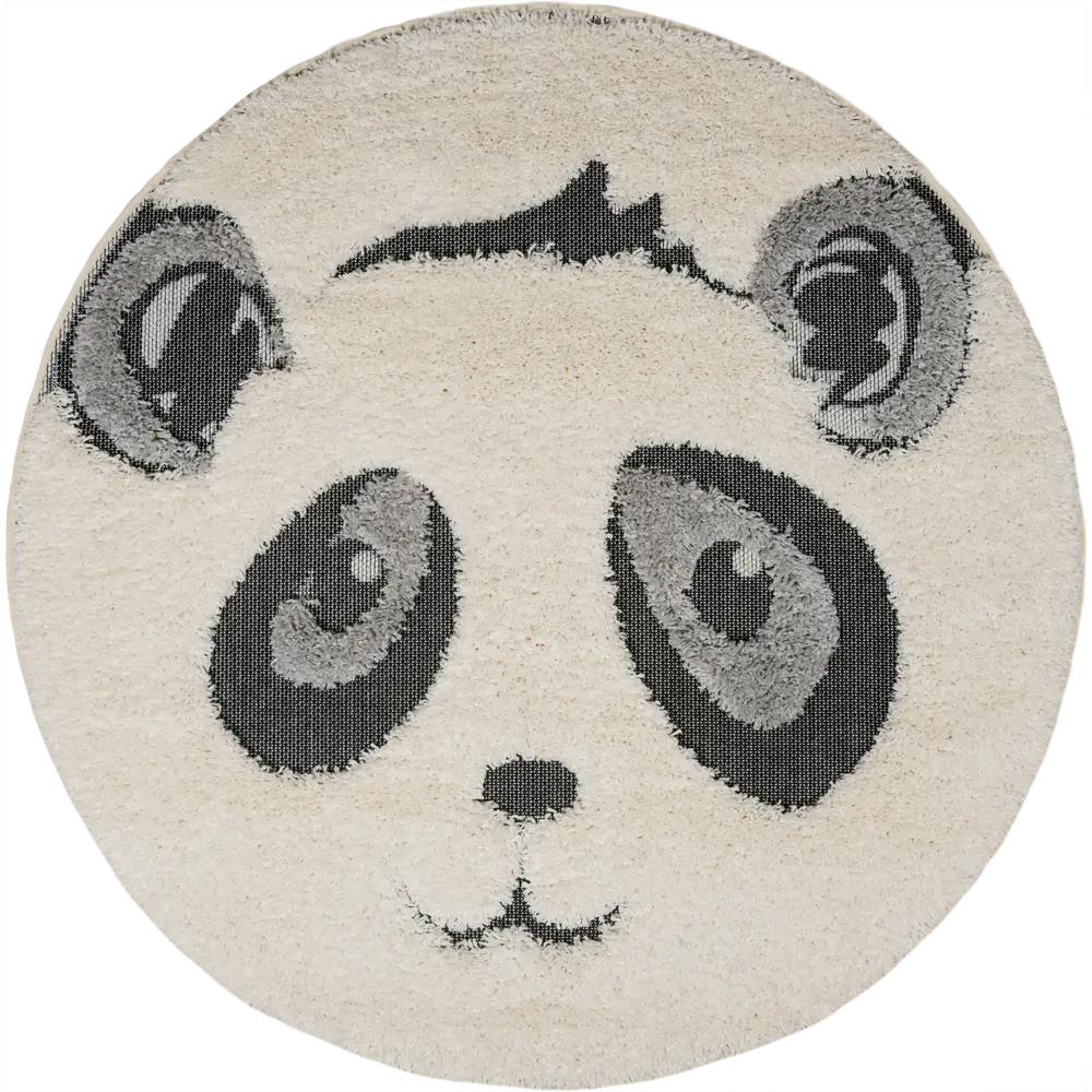 Ковер полипропилен Richie 15522/966 ø120 см цвет белый 82410307 STLM-2052662 BALTA RUGS 