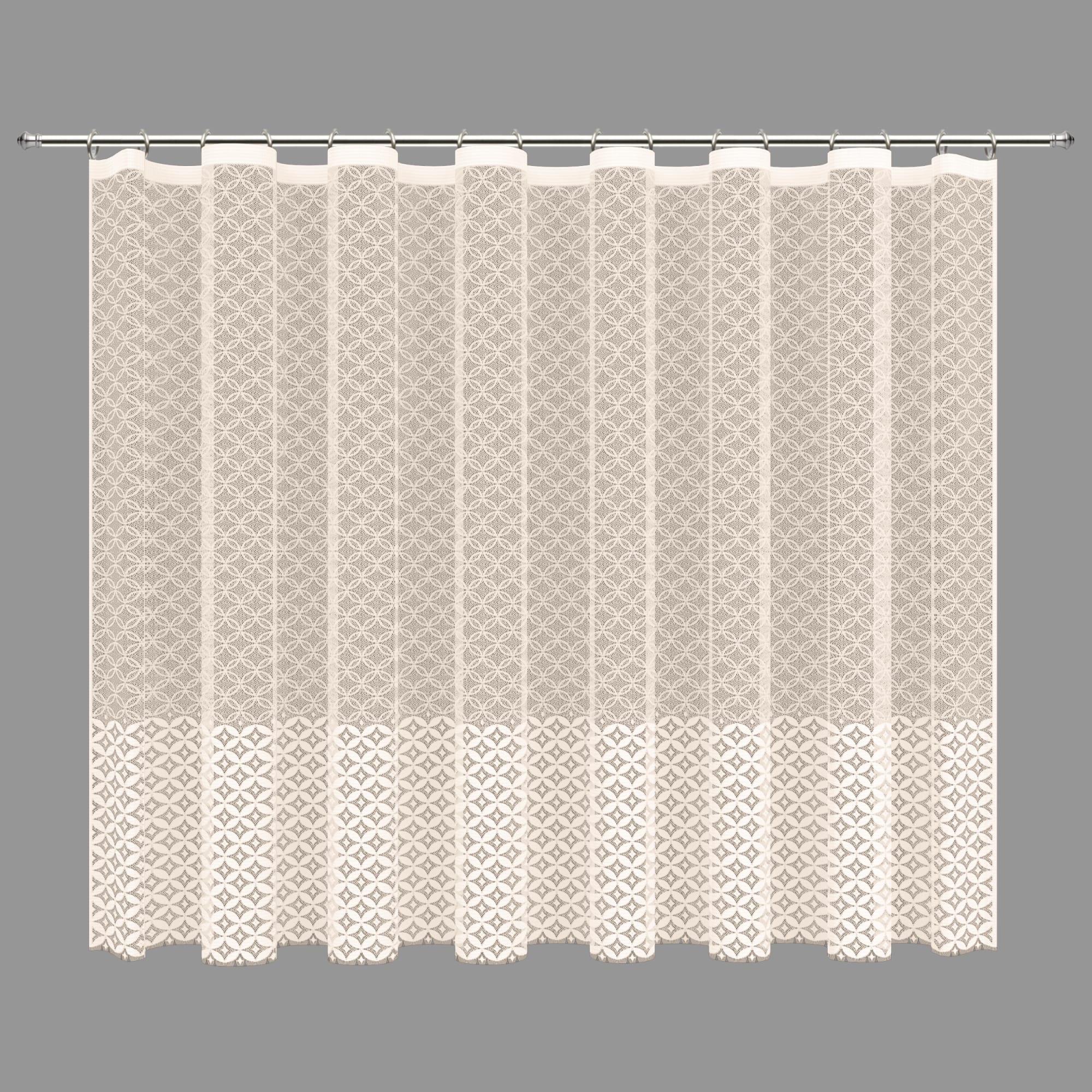 85276015 Тюль для кухни "Сиппо" 200x165 см цвет экрю Santreyd  - Вид №1