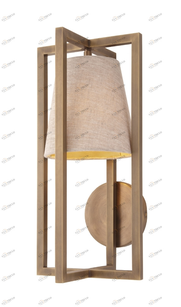 Бра Hurricane Латунь 50027 RVASTLEY ОРИГИНАЛЬНЫЕ 059859 Бежевый;золото 