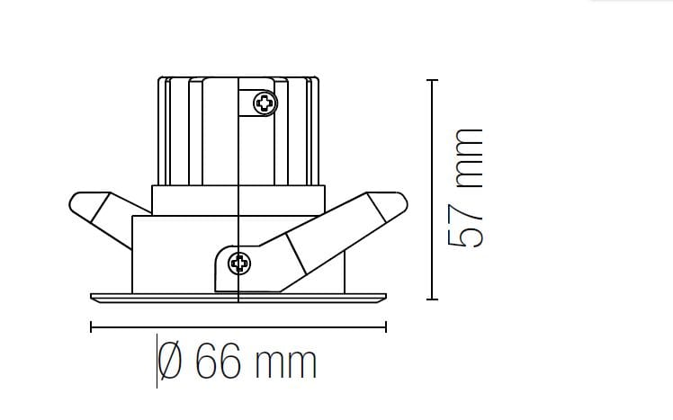 Алюминиевый поворотный круглый прожектор Fan Europe Lighting INTEC ARCH-00099287 - Вид №2