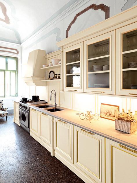 Cesar Кухня из лакированной мдф с ручками Elite sun-id-1434197 - Вид №5