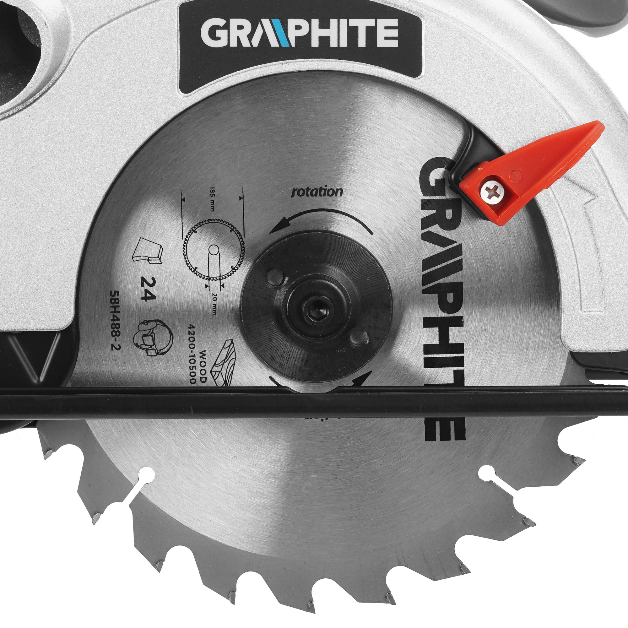 Пила дисковая GRAPHITE 58G488 5490434 STDN-0080697 - Вид №5