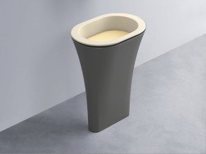 AMLA65-LN+AMPILO-CN+AMCOLO-CM Раковина Amedeo Ovale отдельностоящая cielo Enjoy + Amedeo