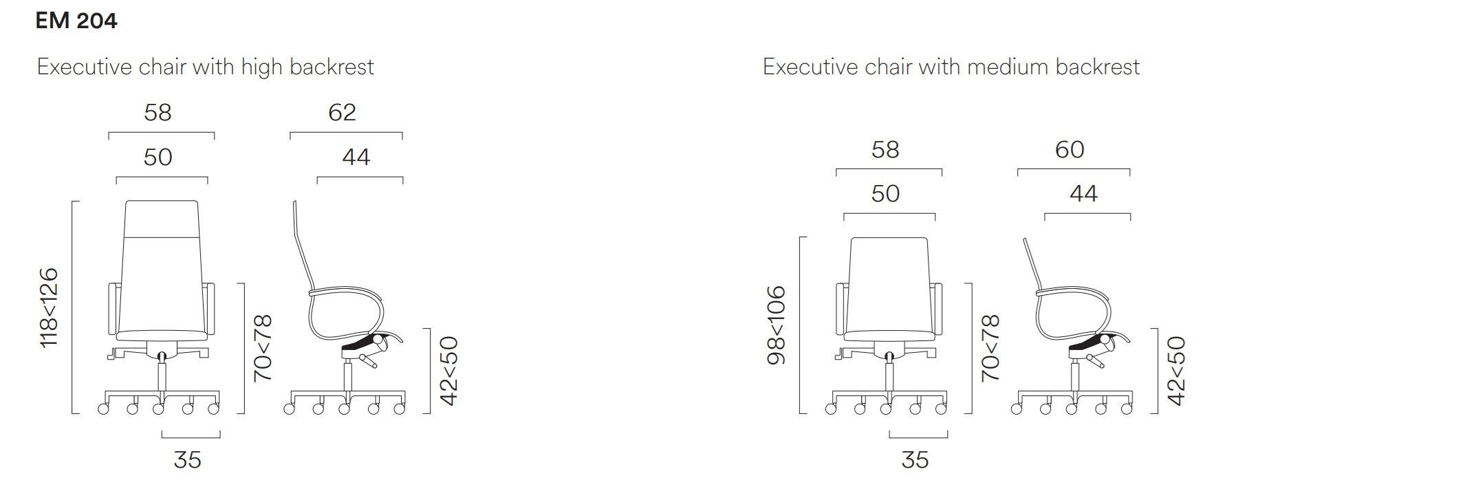 Офисное кресло из ткани с 5 спицами FREZZA класс 2 ARCH-00069203 - Вид №1