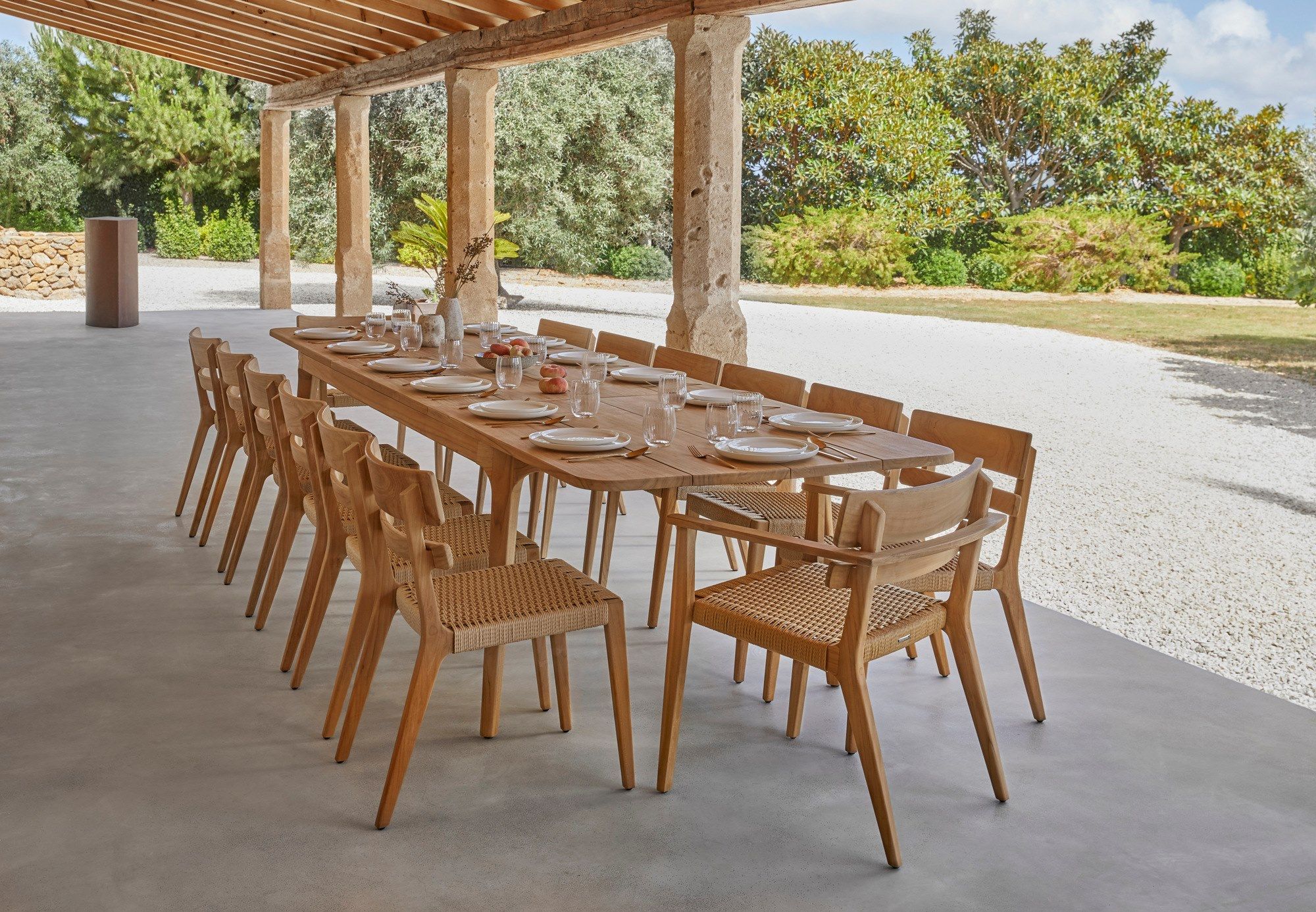 Выдвижной ТИК прямоугольный садовый стол POINT Paralel ARCH-00032934 - Вид №2