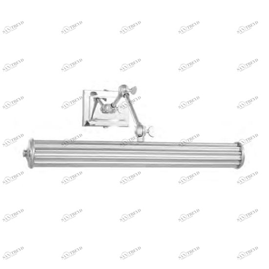 Подсветка для картин серебристая Delight Collection Luca 2 Nickel KM0919W-2L nickel DELIGHT COLLECTION  00-3883217 Серебро 