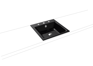 Умывальник KALDEWEI Сталь эмалированная 3150 178 черный 31503060178