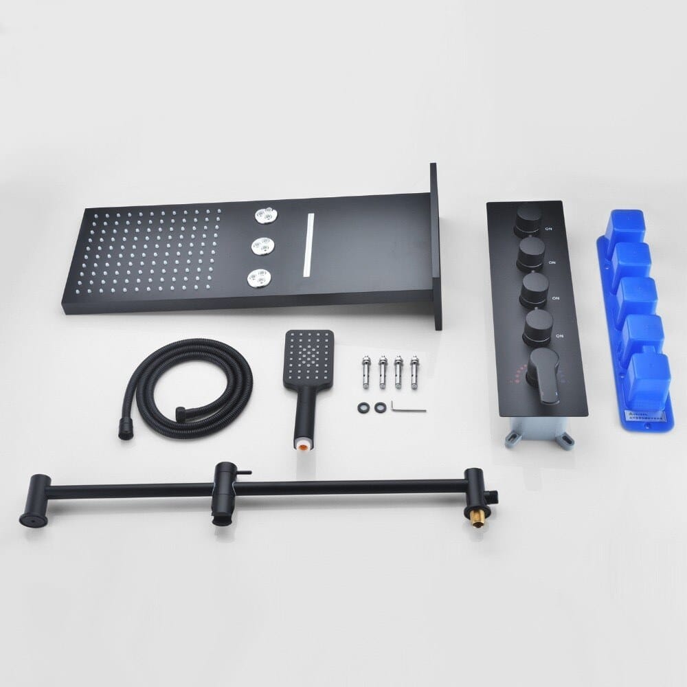 Набор для душа из латуни с отдельными розетками Fontana Showers FS15049 ARCH-00044741 - Вид №5