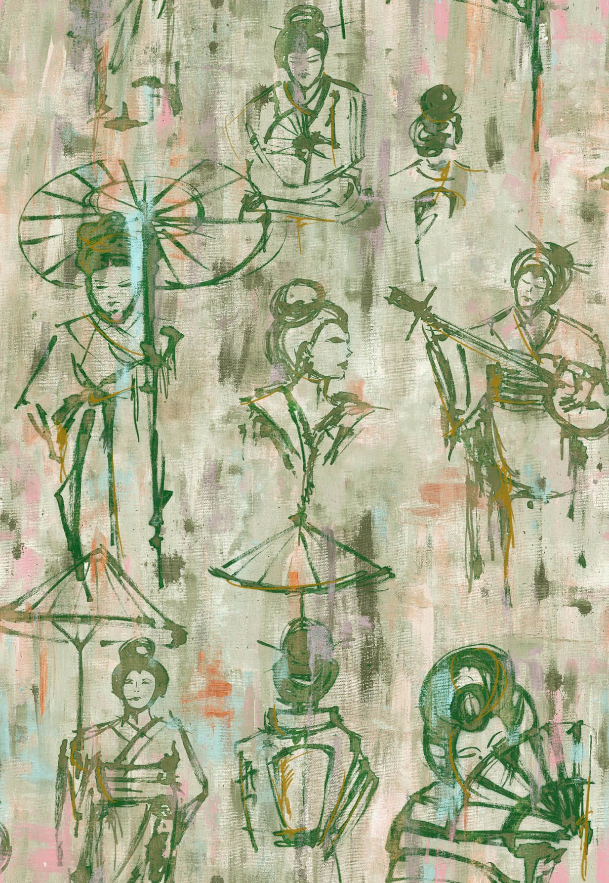 Обои из растительных волокон Jannelli&Volpi СП 451 Юмико ARCH-00127377 - Вид №3