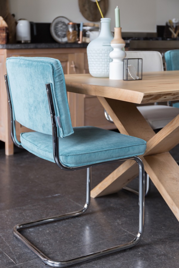 Стул Ridge Rib синий Zuiver 1006007 - Вид №3