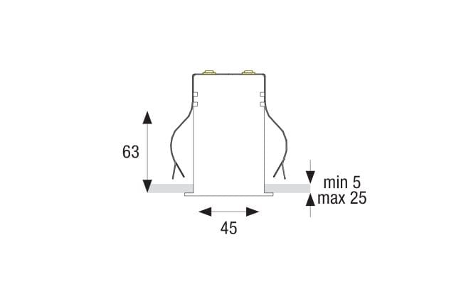 Утопленный светодиодный прожектор PAN фокус ARCH-00083294 - Вид №4