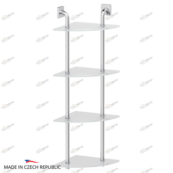 Полка 4-х ярусная угловая 26 см Ellux AVANTGARDE AVA 056 sun-id-561819