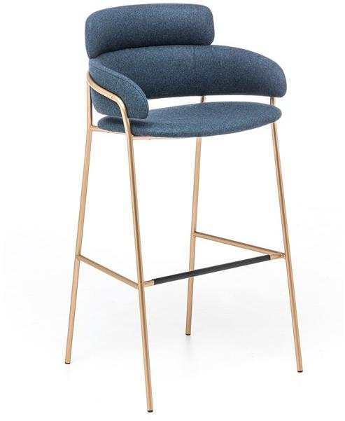 arrmet Высокий табурет из ткани со спинкой Strike 831 - Вид №2