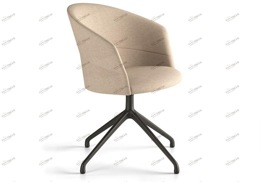 Viccarbe Мягкое вращающееся кресло на жердочке Copa sun-id-1462097