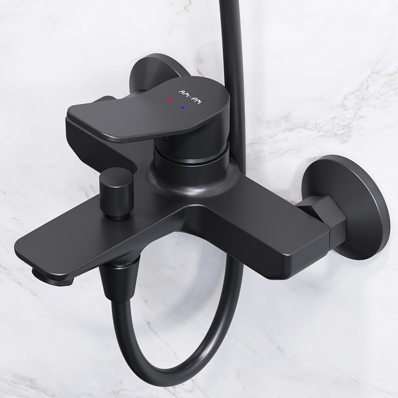 F42885A14 набор 2в1: см-ль д/ванны/душа верхний душ d 220 мм ручн.душ 110 мм 1 ф-ция душев AM.PM X-Joy  - Вид №2