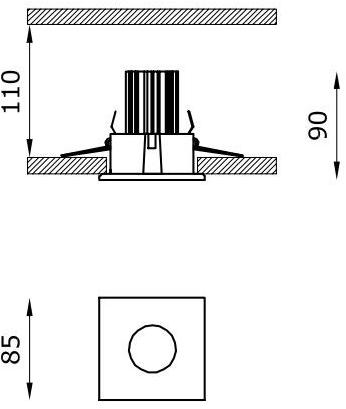 Buzzi & Buzzi Встраиваемый наружный точечный светильник из алюминия Iron sun-id-1433319 - Вид №2