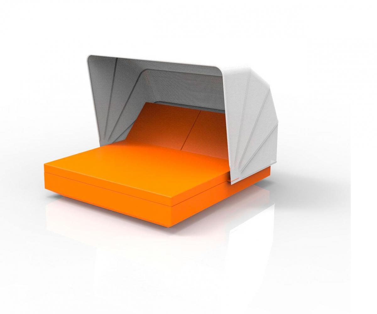 088220 Кровать c 2 наклонными спинками и складным навесом Vondom Vela - Вид №5