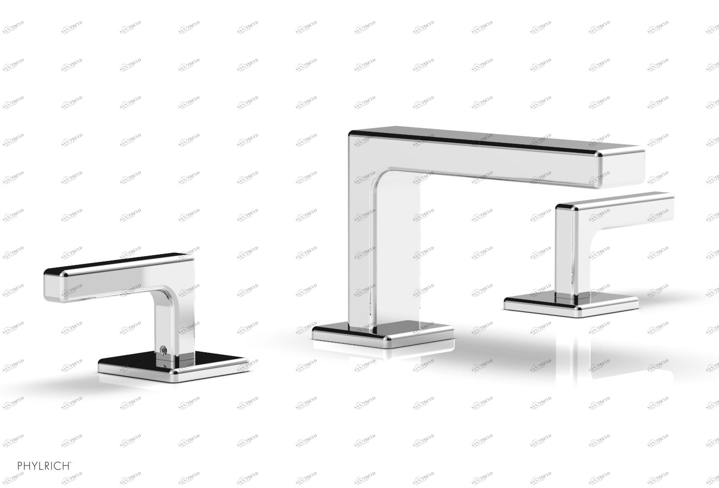 Комплект и ручки MIX Phylrich  290L-02-026 Хромированный