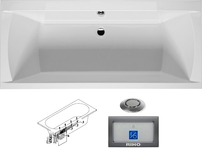 BA6900500000000_top1 Ванна Riho Julia Santreyd - Вид №1