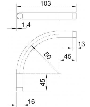 Трубопровод для электрических стальных систем OBO Bettermann BlackLine ARCH-00055349 - Вид №1
